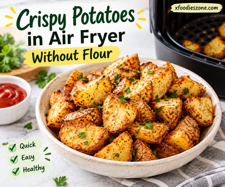 Crispy Potatoes in Air Fryer Without Flour