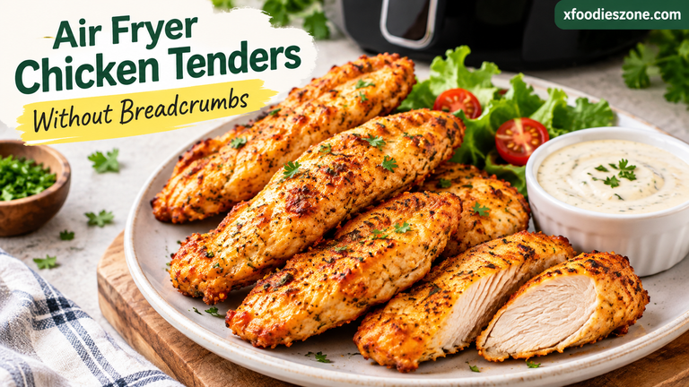 Air Fryer Chicken Tenders Without Breadcrumbs