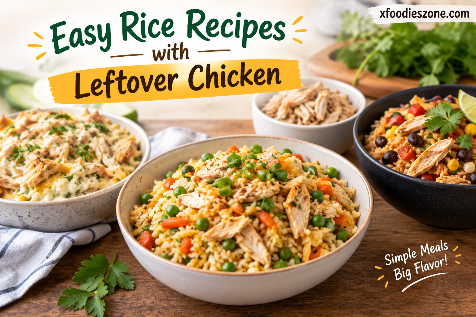 Easy Rice Recipes With Leftover Chicken