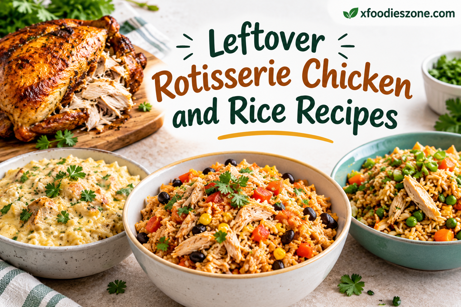 Leftover Rotisserie Chicken and Rice Recipes: Easy, Delicious Ideas for Busy Days
