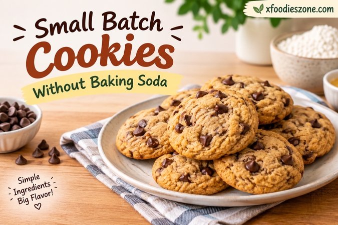 Small Batch Cookies Without Baking Soda